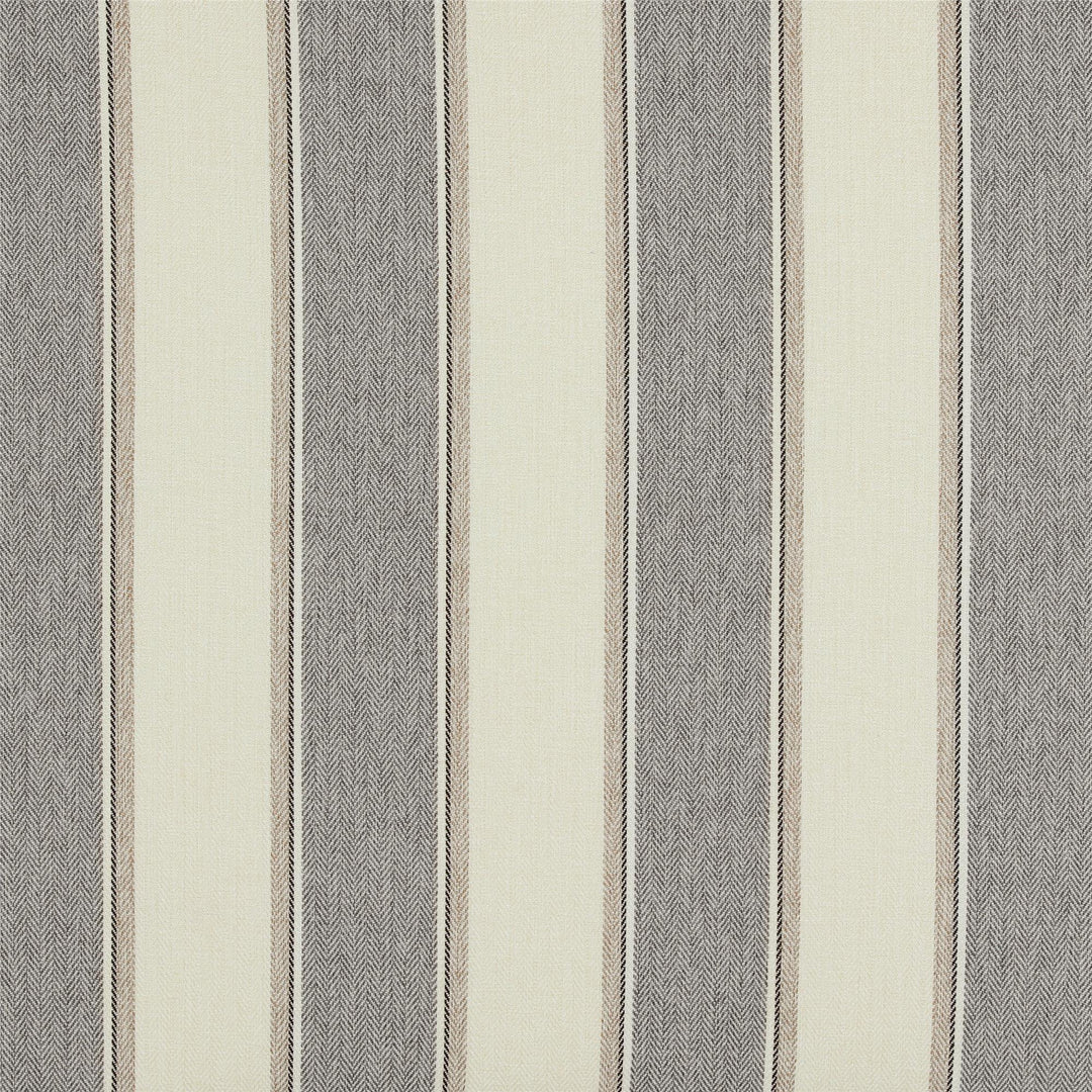 Sutton Camelback Striped Headboard - Gray Stripe - N/A