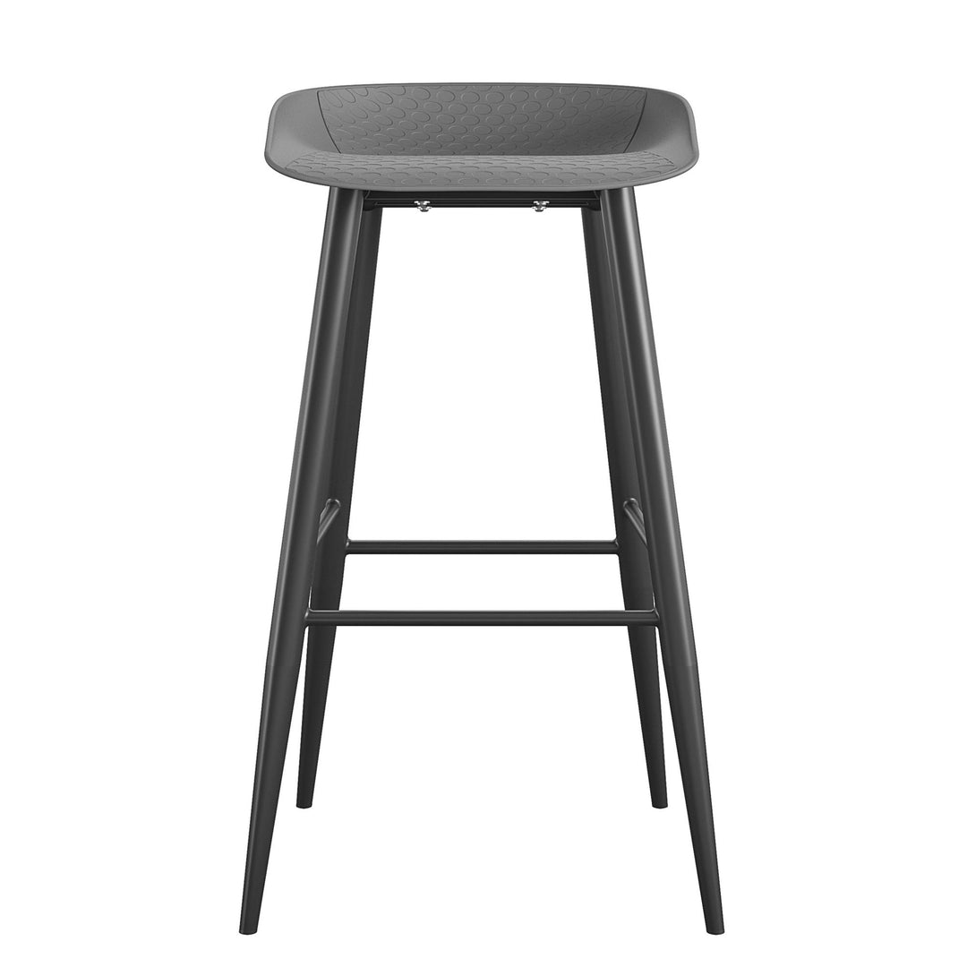 indoor outdoor counter stools - Charcoal - 2-Pack