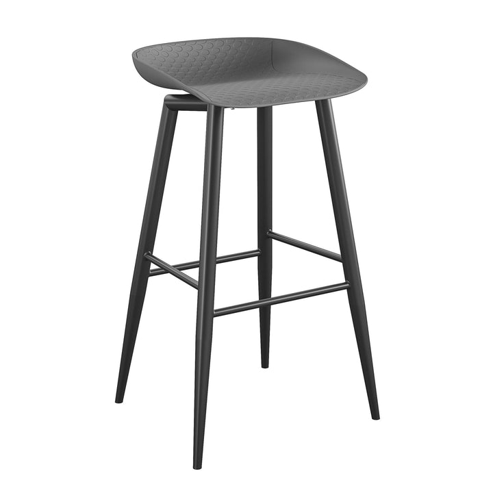 outdoor weather resistant counter stool - Charcoal - 2-Pack