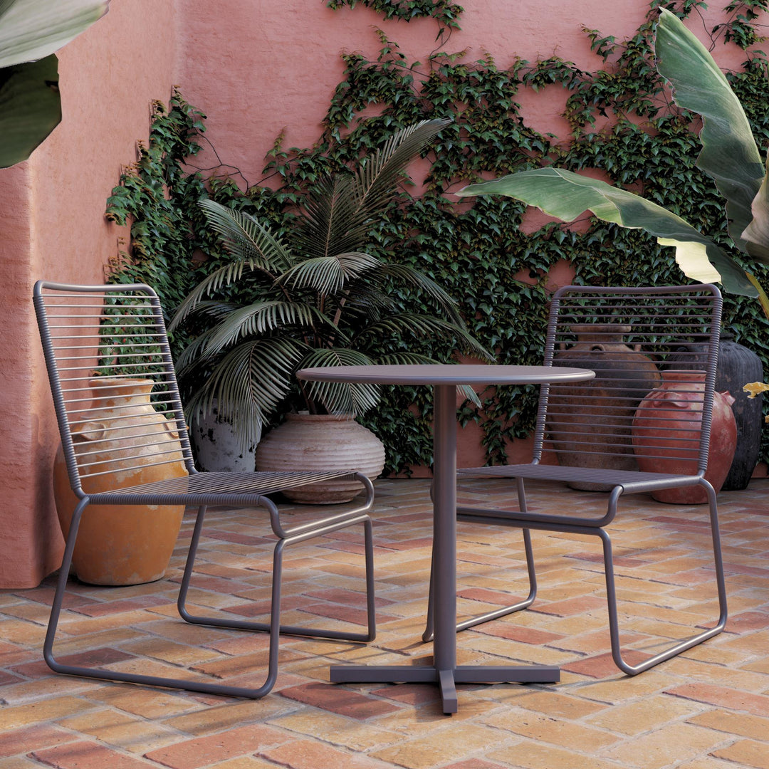 3 piece bistro set - Charcoal