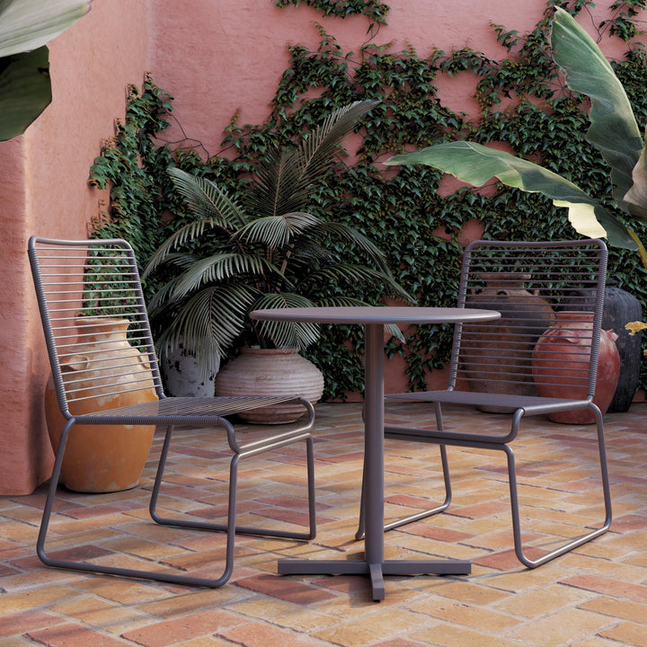3 piece bistro set - Charcoal