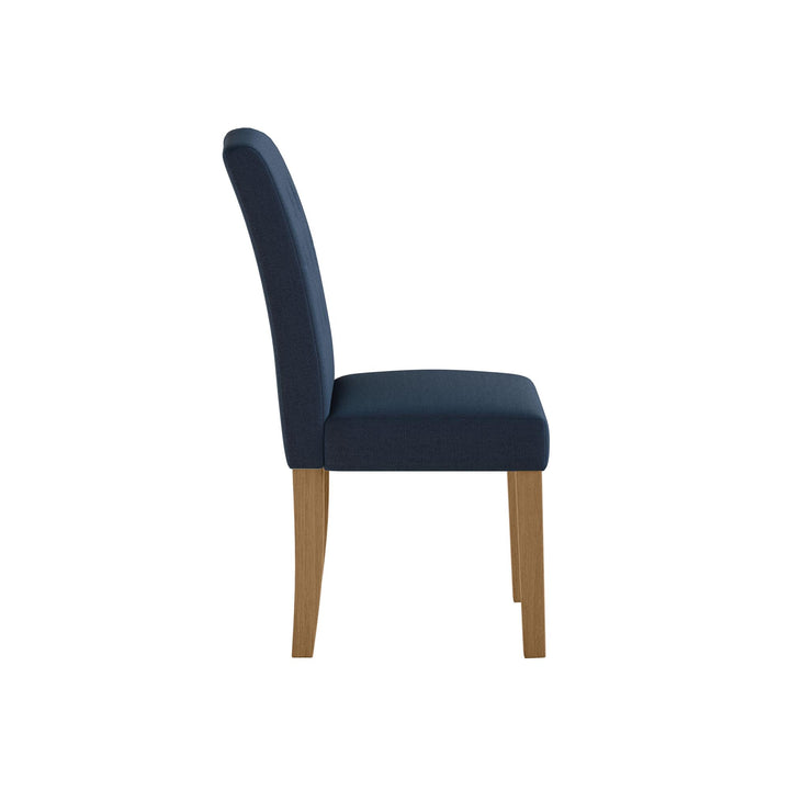 Jane Parsons Chair with Solid Wood Frame -  Navy