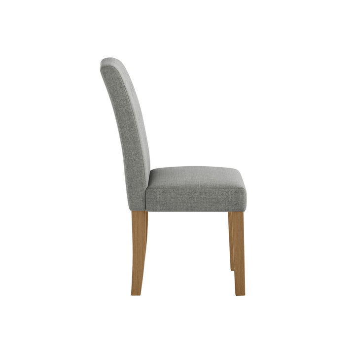 Jane Parsons Chair with Solid Wood Frame -  Dark Gray