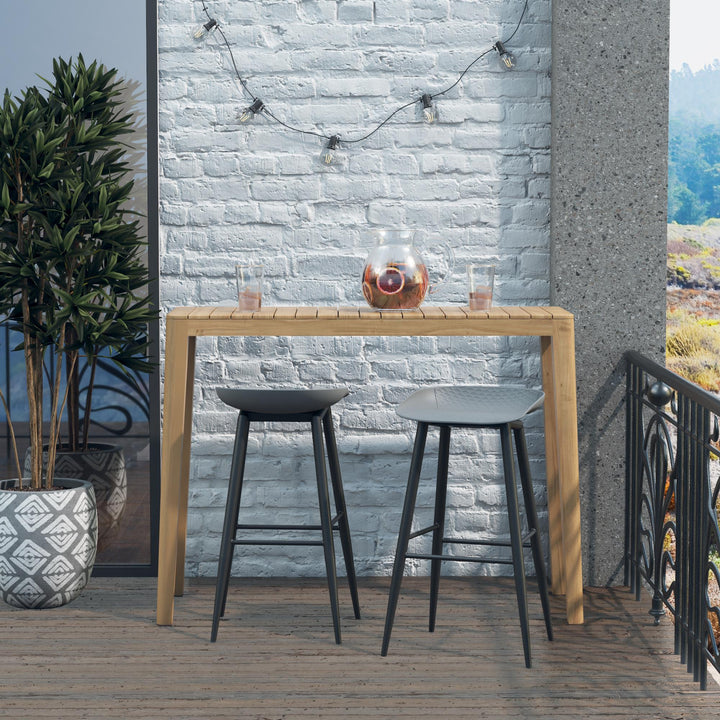 outdoor bar stools - Charcoal - 2-Pack