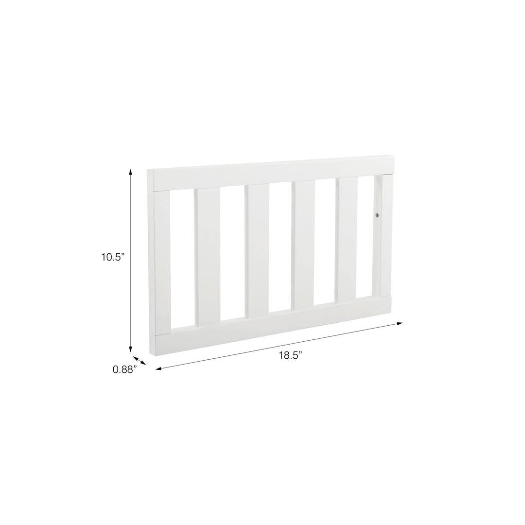 Collins Toddler Guardrail to Convert Crib into a Toddler Bed - White