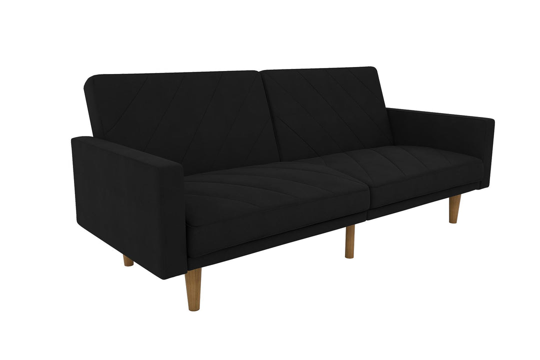closed reclinable futon - Black
