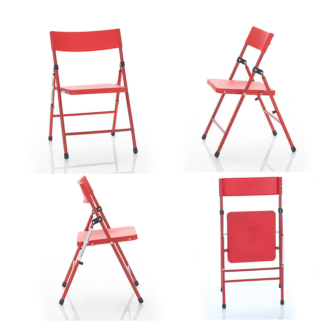 Buy kids plastic folding chair online -  Red 