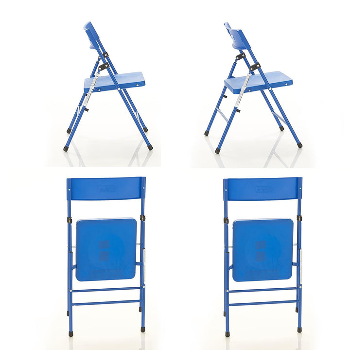 Durable set of 4 kids chair -  Blue 