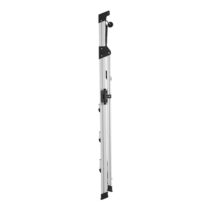 Lightweight 6 Foot Aluminum Step Ladder -  Aluminum/Black  -  3 Step 