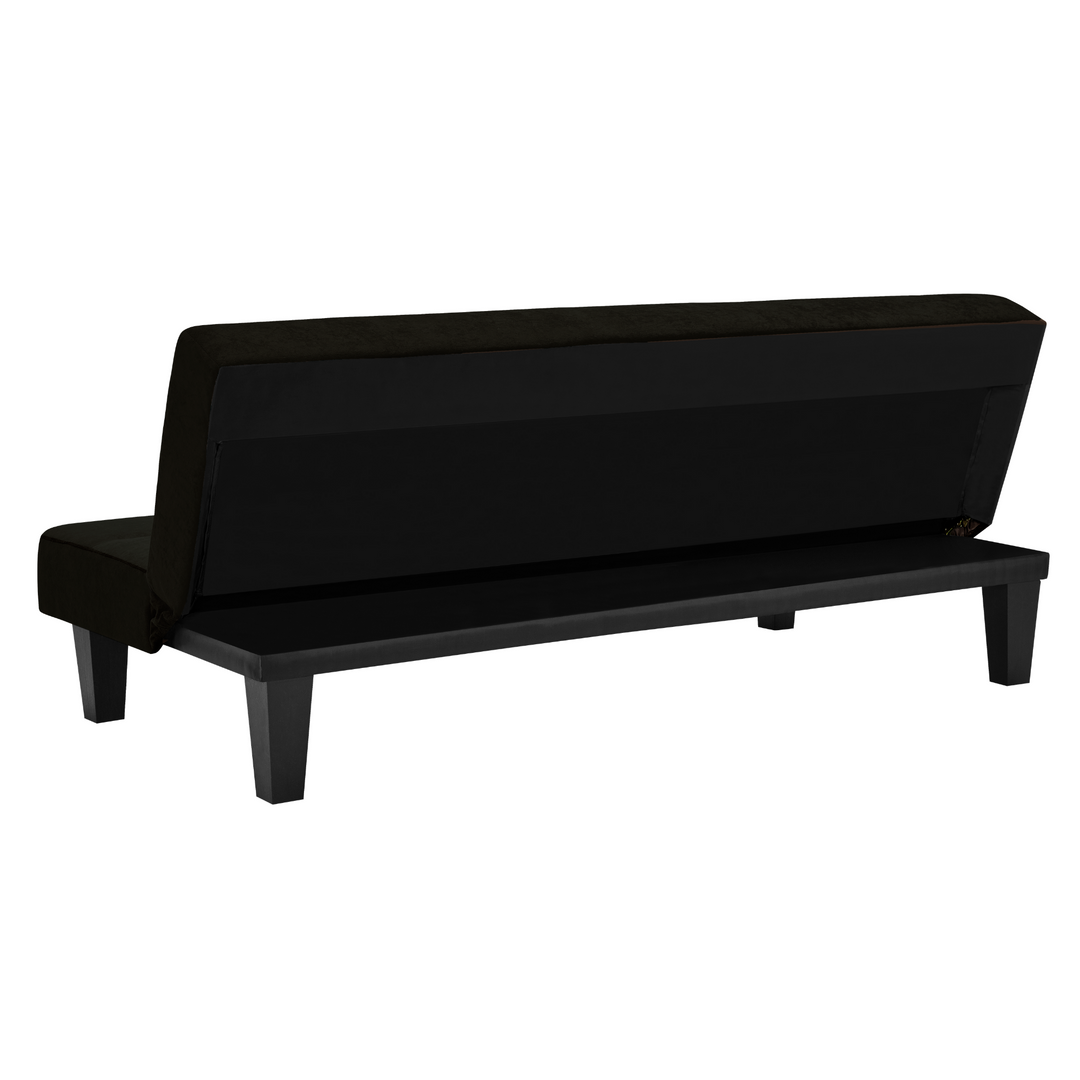 Space-saving sofa bed - Black