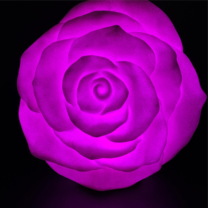 Garden sculpture with light -  White