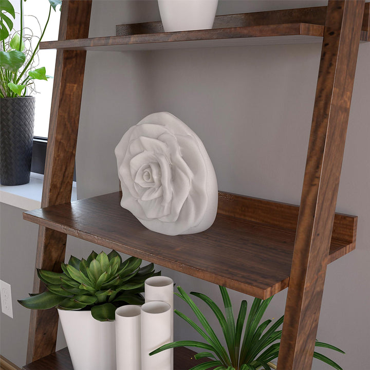 Rose sculpture with multi-colored light -  White