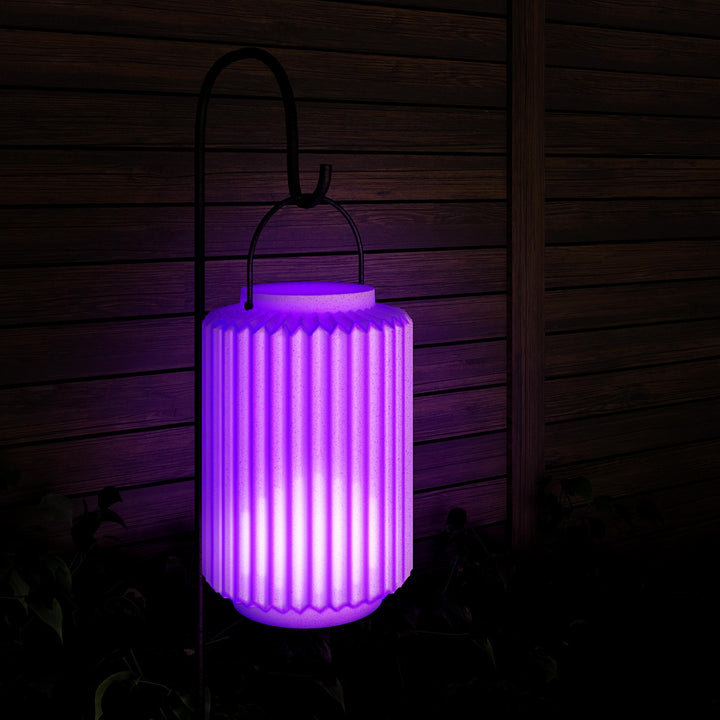 multi-colored lantern - White