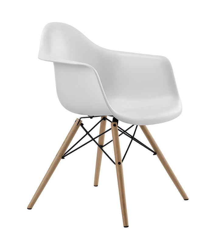 Arm chair for modern homes -  White