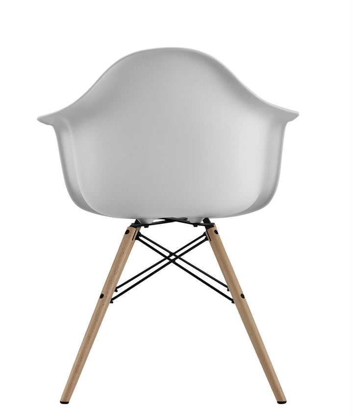 Chair with molded seat design -  White