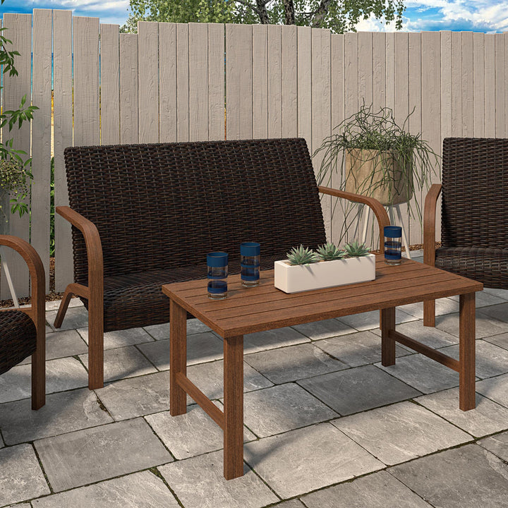 Patio furniture set - Dark Brown