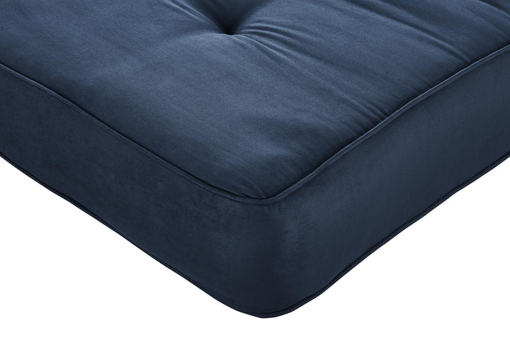 8 Inch Independently Encased Coil Futon Mattress with High-Density Foam - Cobalt - Full