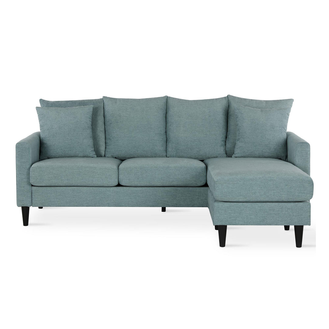 Sectional Sofa with Pillows by Forbin -  Gray