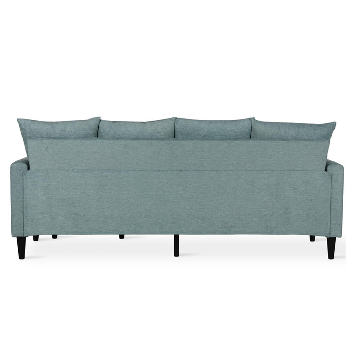 Forbin Sofa Couch with 2 Pillows -  Teal