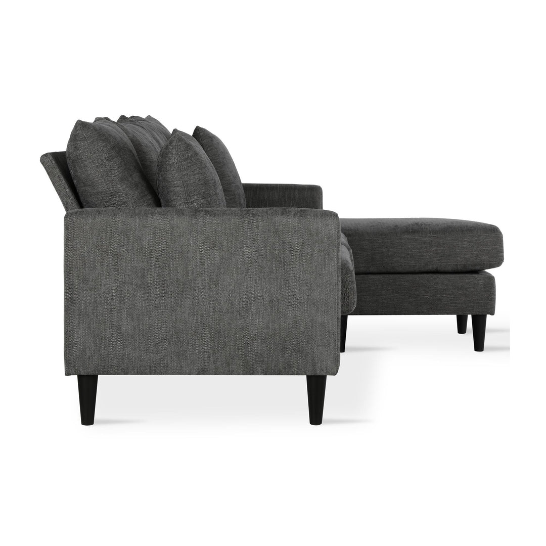 Reversible Sofa Couch for Living Room -  Gray