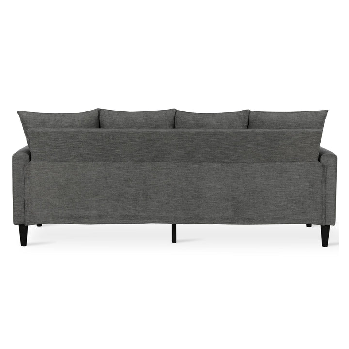 Forbin Couch with Throw Pillows -  Gray