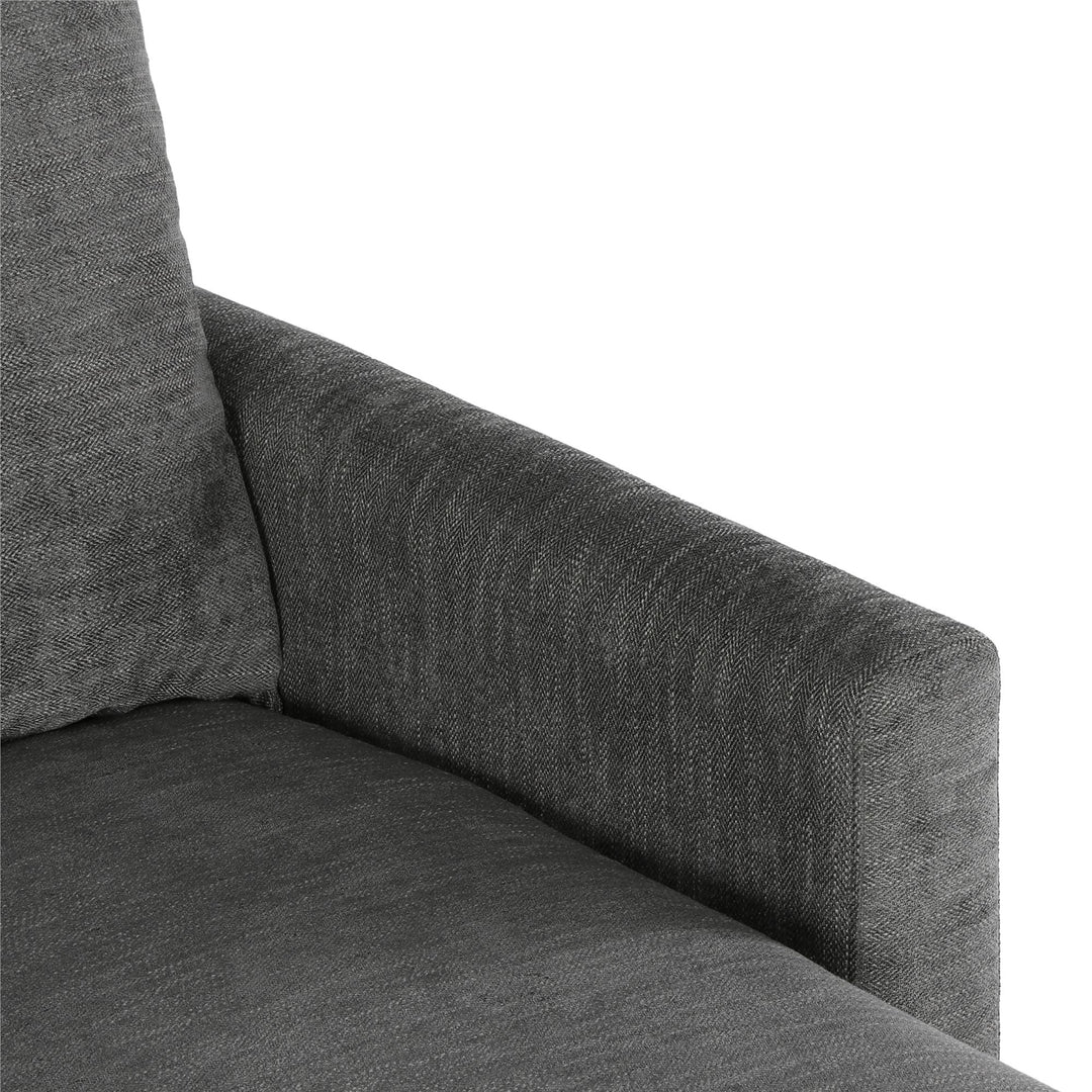 Best Forbin Reversible Sectional Couch -  Gray
