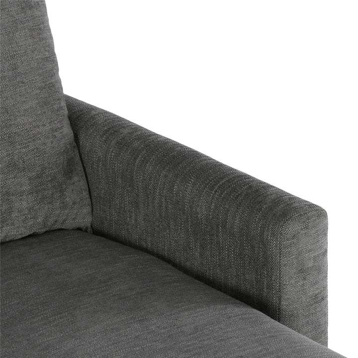 Best Forbin Reversible Sectional Couch -  Gray