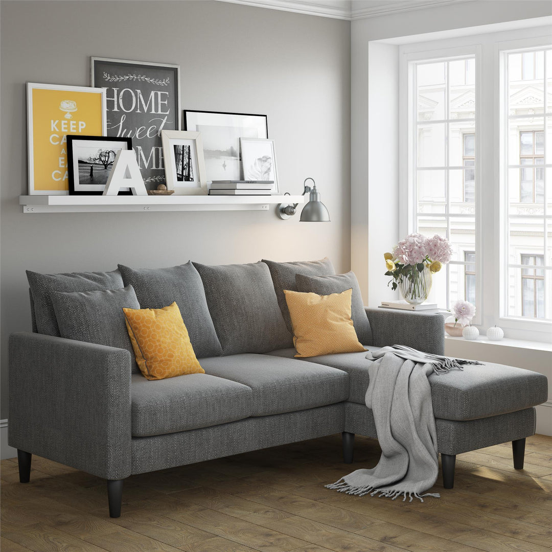 Forbin Reversible Sectional Sofa -  Gray