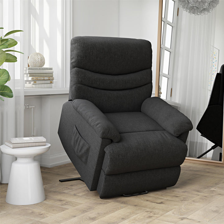 Sanders Power Lift Recliner Chair -  Charcoal