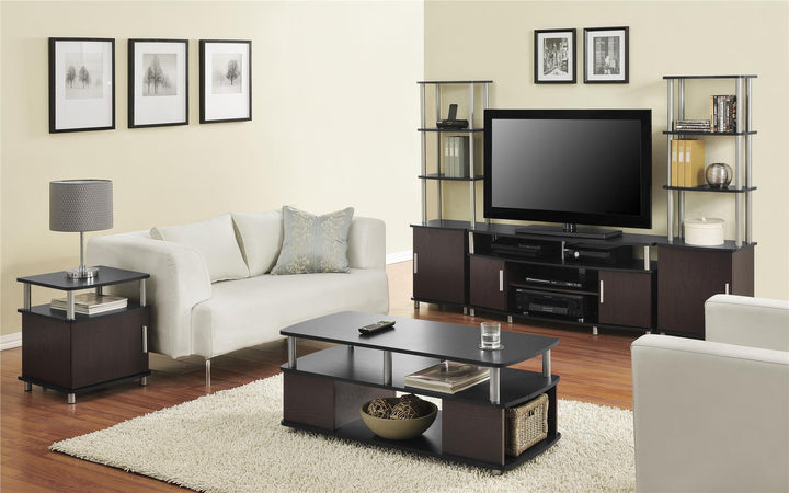 Carson TV stand organization solutions -  Cherry