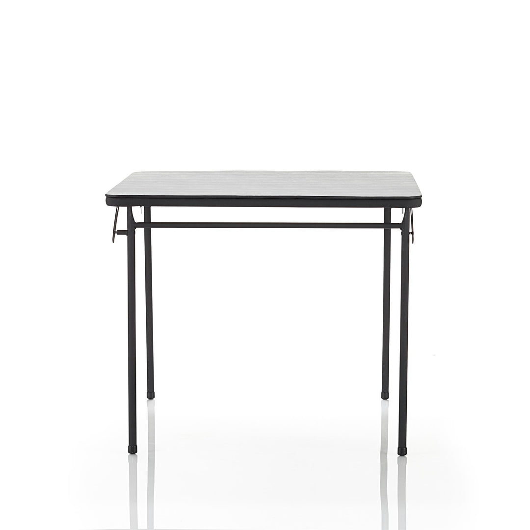 34 inch card table with H leg -  Black 