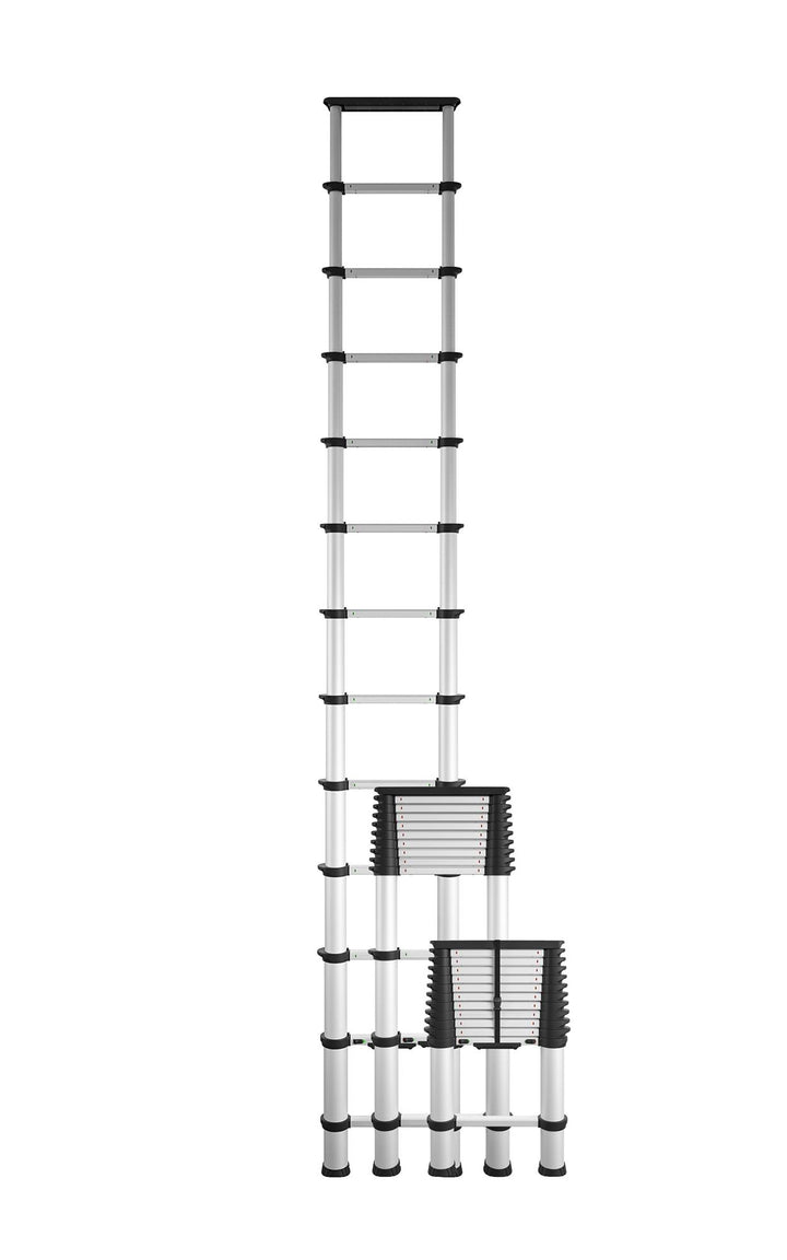 Versatile height ladder  - Aluminum/Black - 14ft 