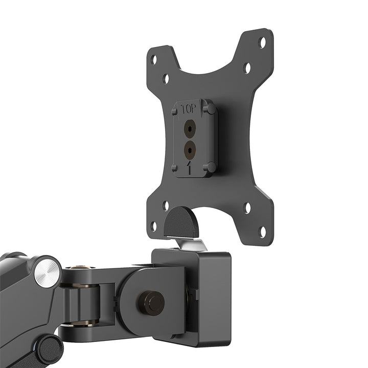 Dual monitor mount with swivel -  Black 
