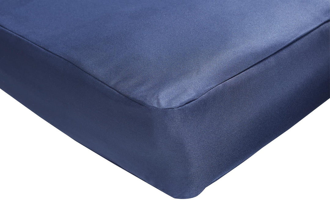 Full size poly filled futon mattress -  Navy 