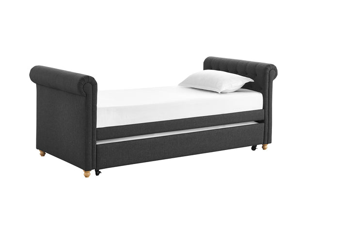 Sophia daybed with twin trundle -  Gray 