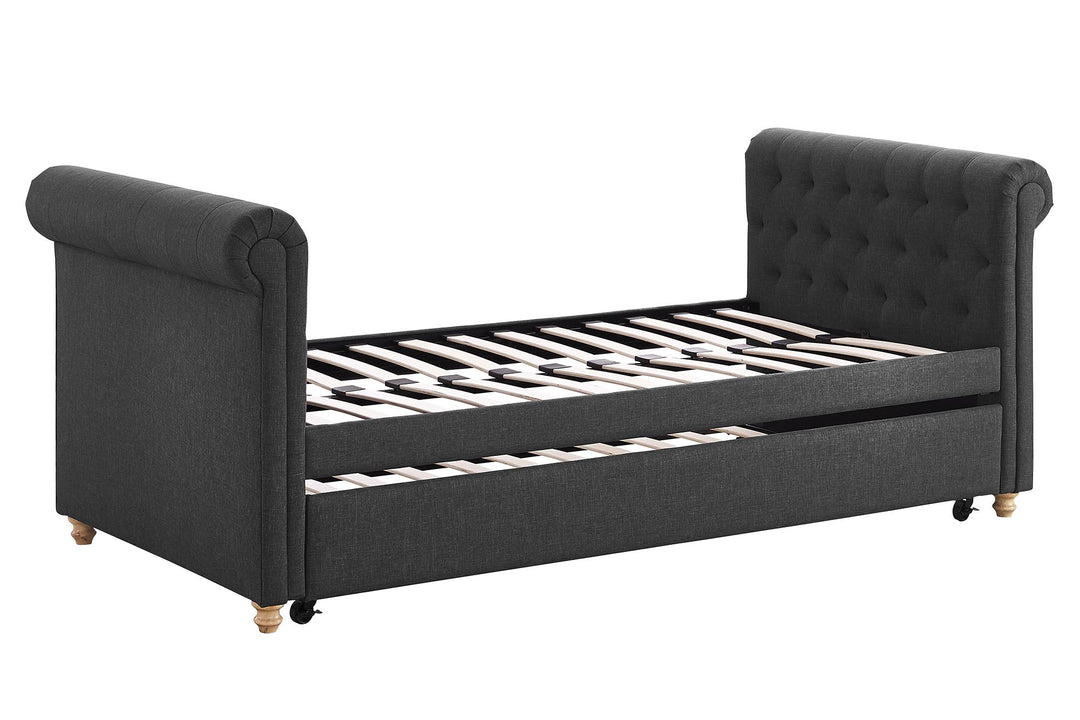 Best Sophia upholstered full daybed -  Gray 