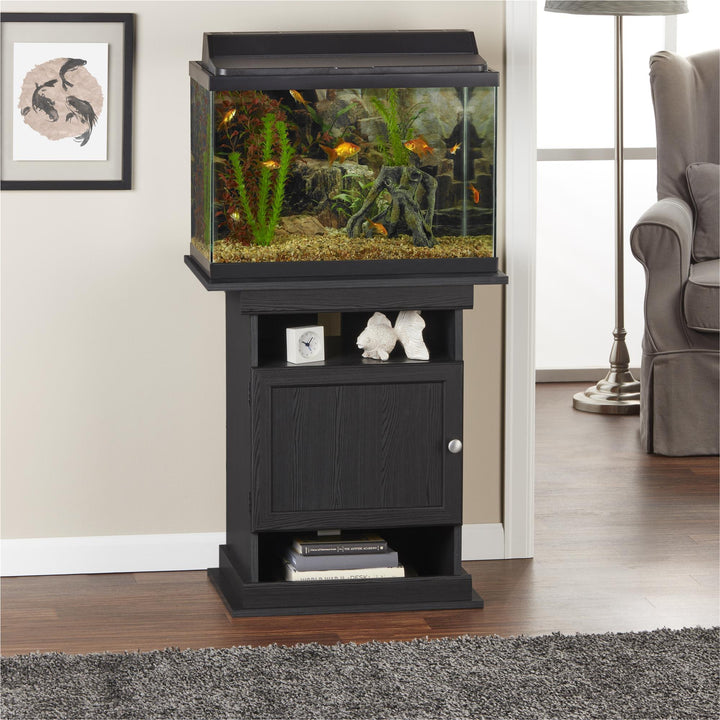 20 gallon aquarium stand - Black Oak