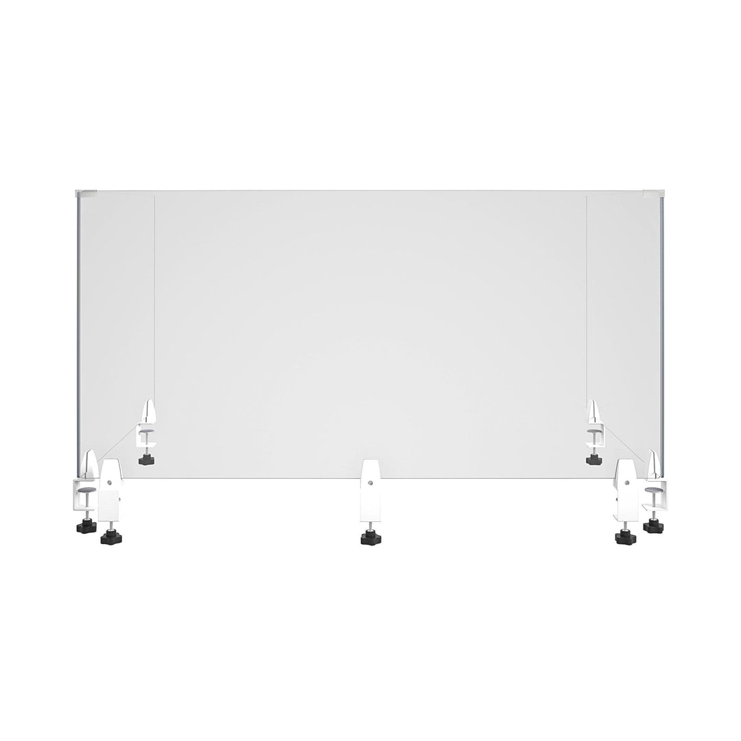 Antiviral Safety Screen Guard 48 Inch Clear Plexiglass - Natural - 1-Pack