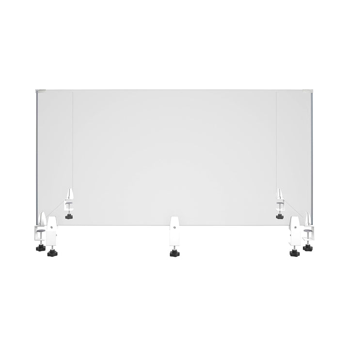 Antiviral Safety Screen Guard 48 Inch Clear Plexiglass - Natural - 1-Pack