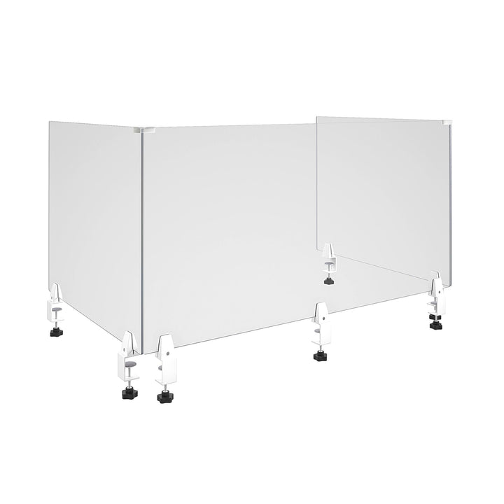 Antiviral Safety Screen Guard 48 Inch Clear Plexiglass - Natural - 1-Pack