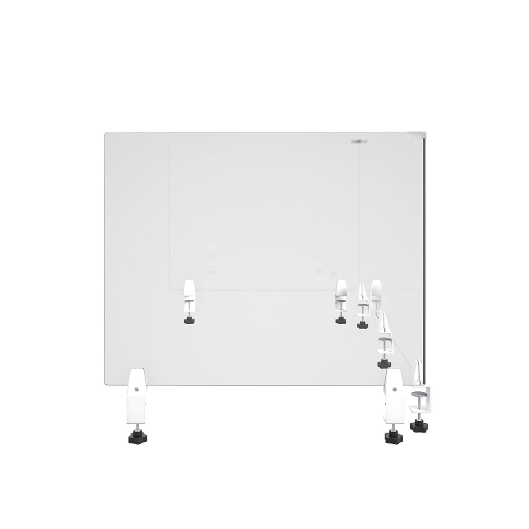Antiviral Safety Screen Guard 48 Inch Clear Plexiglass - Natural - 1-Pack