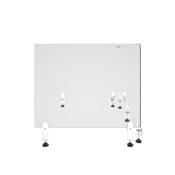 Antiviral Safety Screen Guard 48 Inch Clear Plexiglass - Natural - 1-Pack