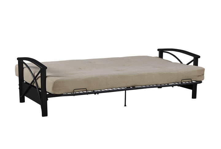 Kali 6 Inch Thermobonded High Density Polyester Fill Futon Mattress - Tan - Full