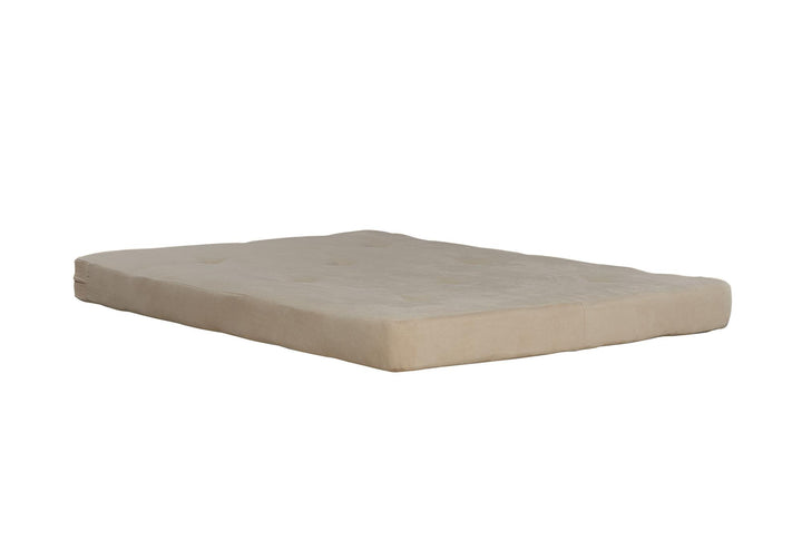 Kali 6 Inch Thermobonded High Density Polyester Fill Futon Mattress - Tan - Full