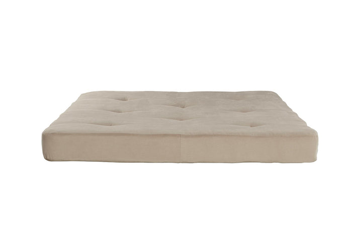 Kali 6 Inch Thermobonded High Density Polyester Fill Futon Mattress - Tan - Full