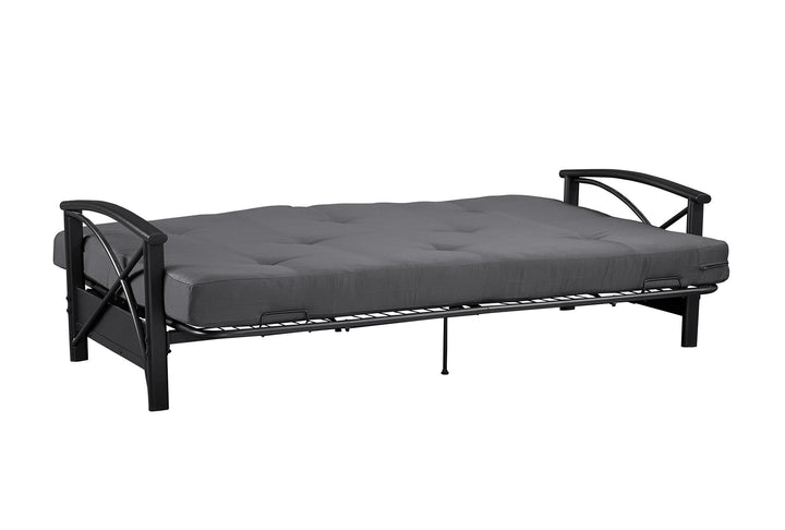 Caden 6 Inch Full Size Poly Filled Futon Mattress - Gray - Full