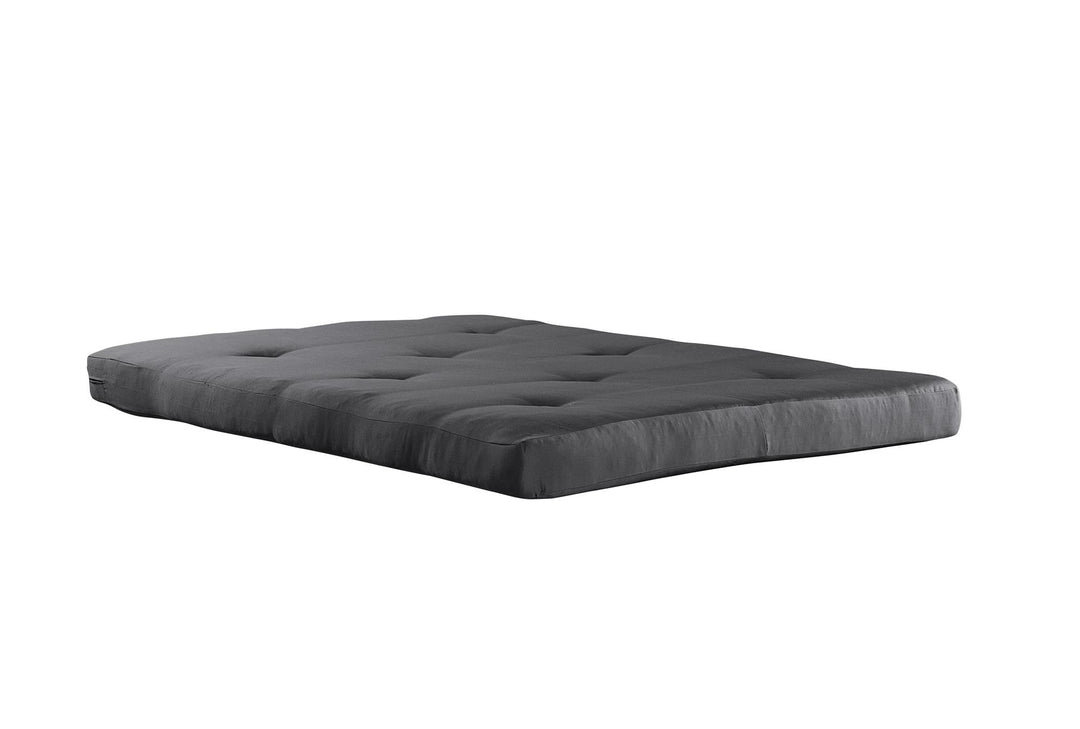 Caden 6 Inch Full Size Poly Filled Futon Mattress - Gray - Full
