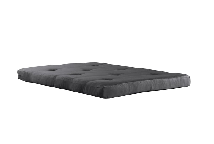 Caden 6 Inch Full Size Poly Filled Futon Mattress - Gray - Full