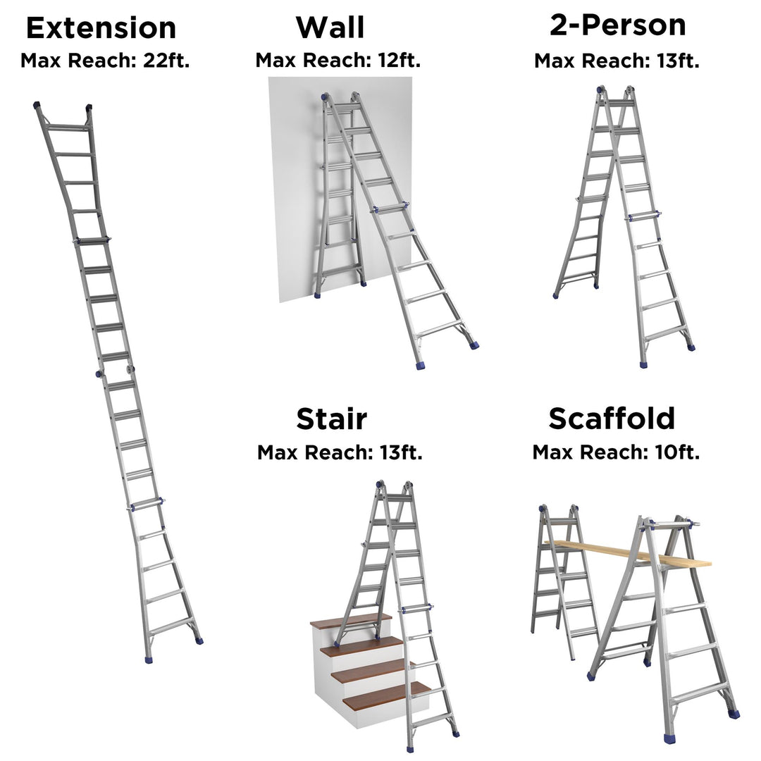 multi use ladder  - Silver