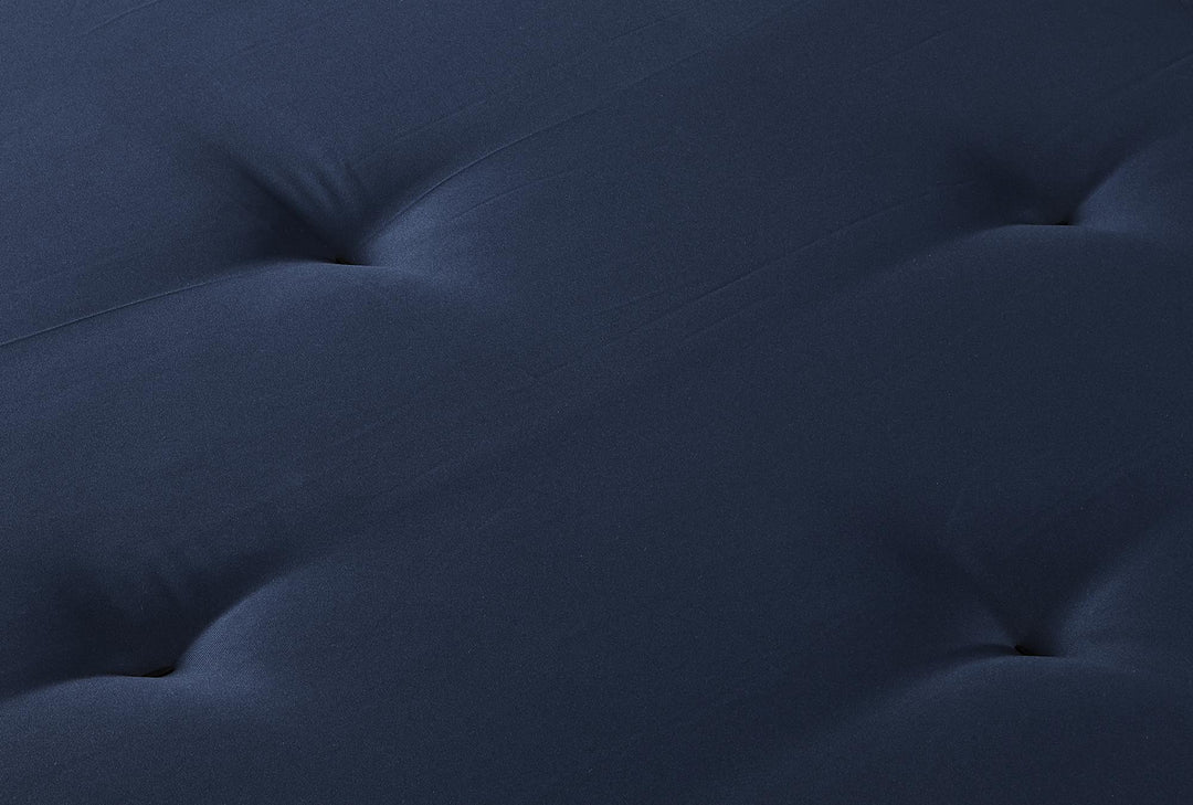 Caden 6 Inch Full Size Poly Filled Futon Mattress - Blue - Full